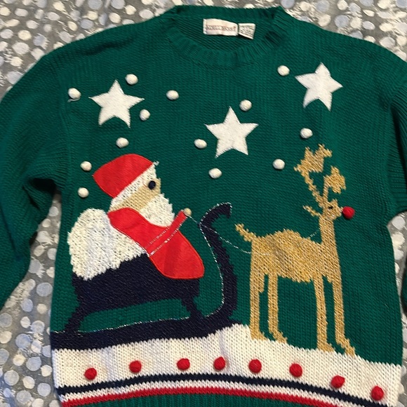 Vintage Adell Barre Christmas sweater women’s large - Picture 2 of 5